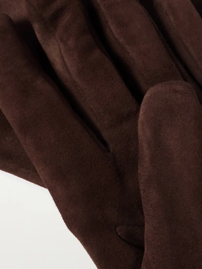 Nour Hammour Suede Gloves | Thumbnail 3