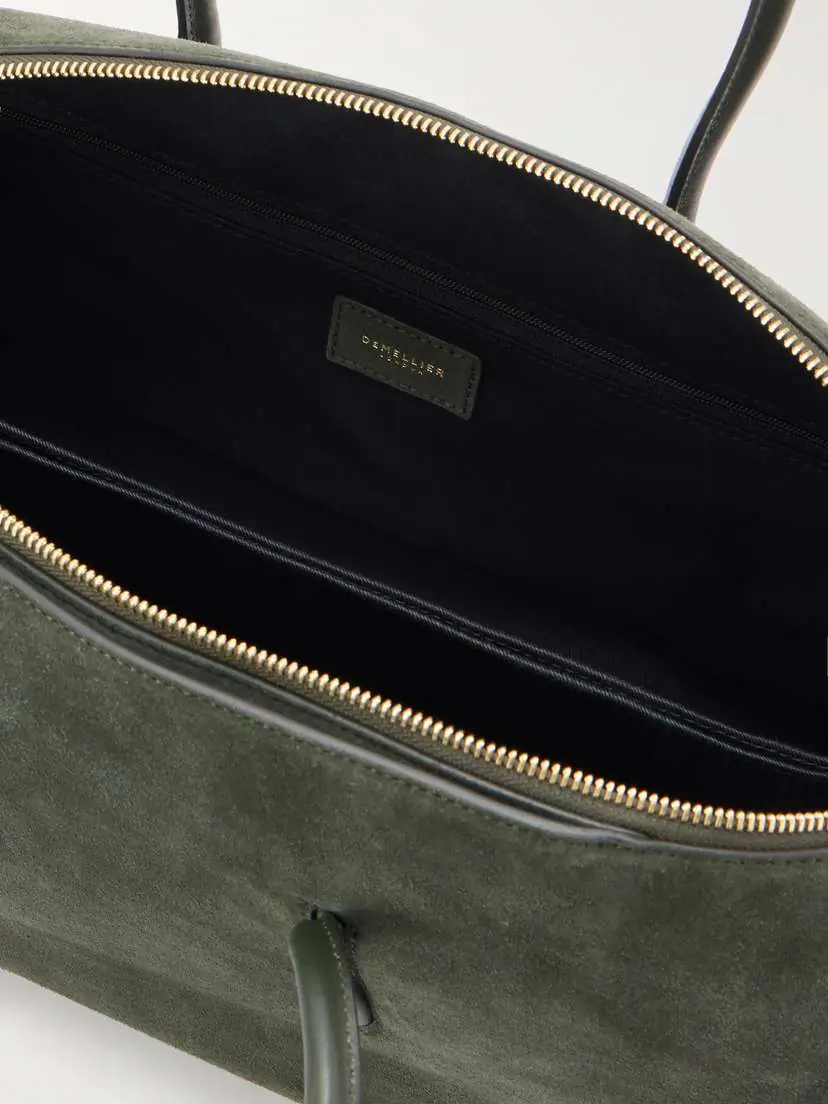 DeMellier The Stockholm Large Leather-trimmed Suede Tote | Thumbnail 6 DeMellier The Stockholm Large Leather-trimmed Suede Tote | Thumbnail 6