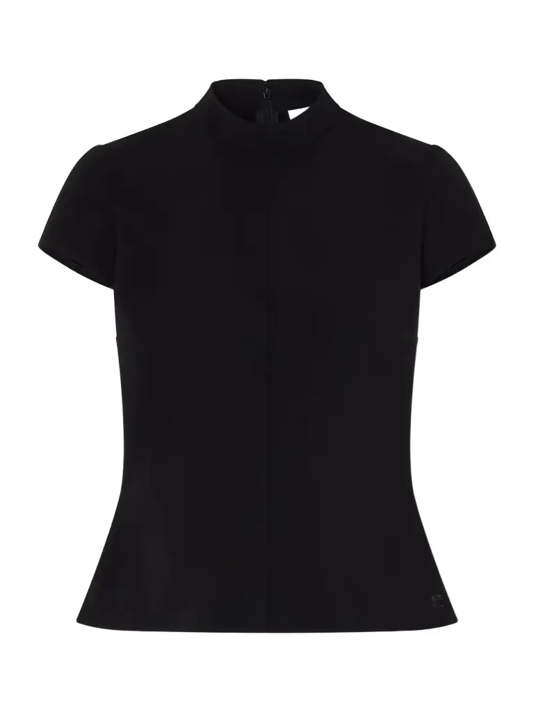 Courrèges Crepe Mockneck Top | Image 1 Courrèges Crepe Mockneck Top | Image 1