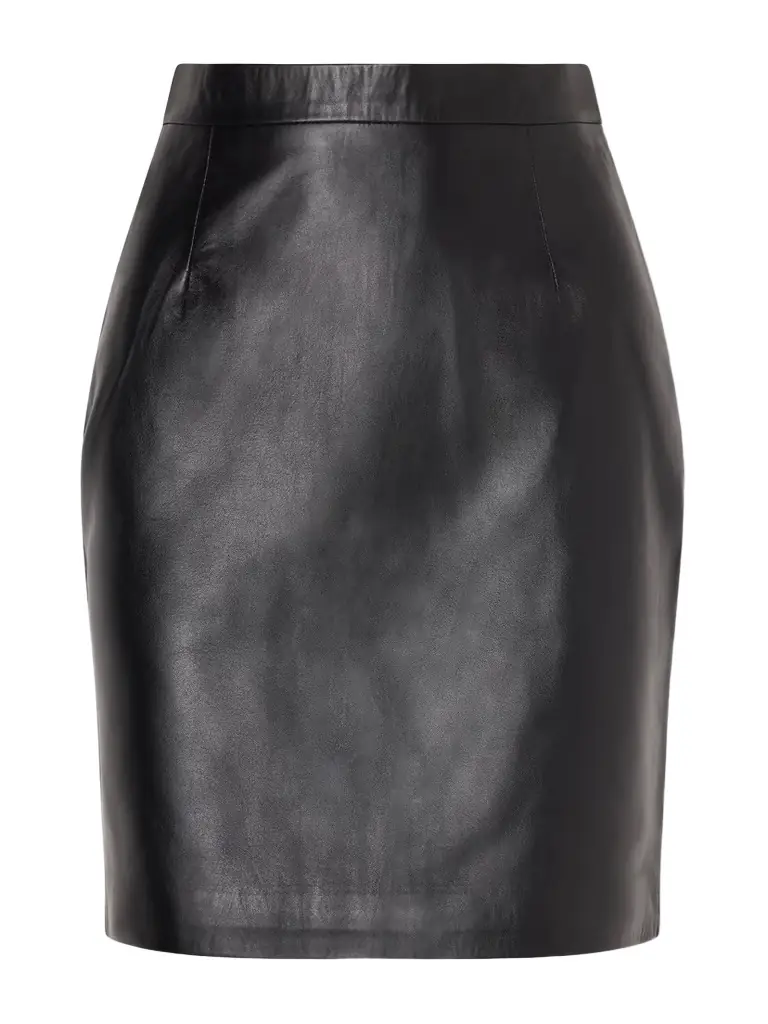 Hank Leather Mini Skirt Hank Leather Mini Skirt