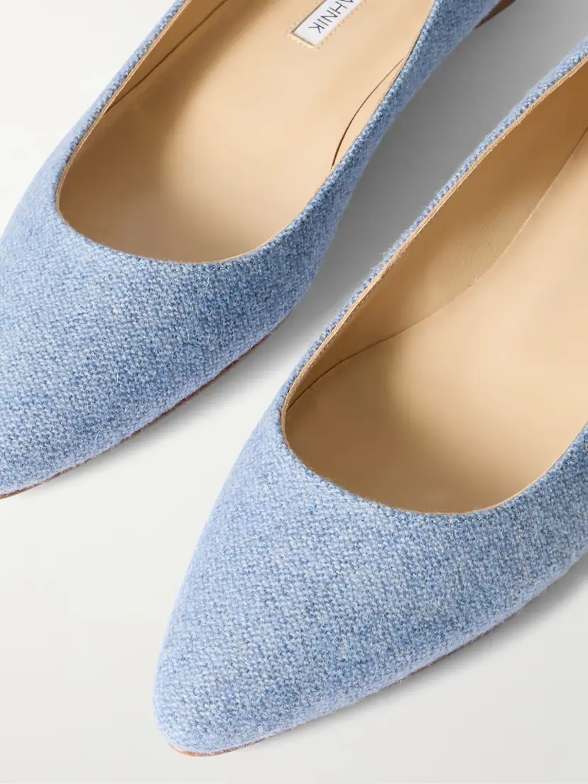 Manolo Blahnik Tweed Ballerina Flats | Thumbnail 4 Manolo Blahnik Tweed Ballerina Flats | Thumbnail 4