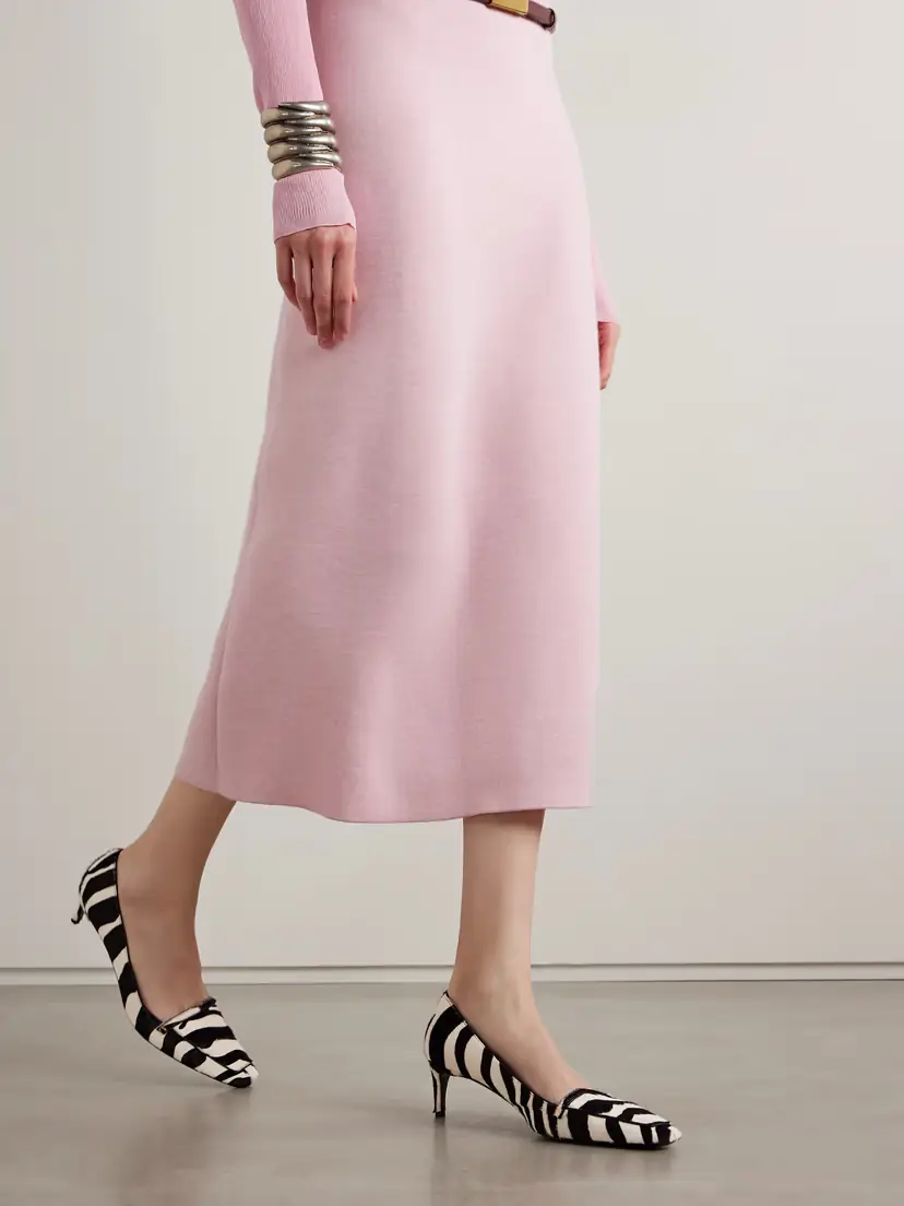 Khaite Celia Zebra-print Calf Hair Pumps | Thumbnail 2