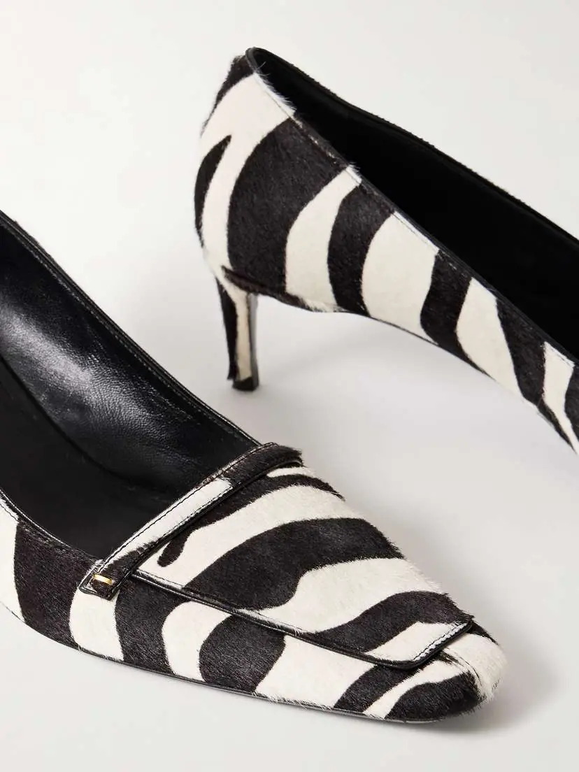 Khaite Celia Zebra-print Calf Hair Pumps | Thumbnail 4
