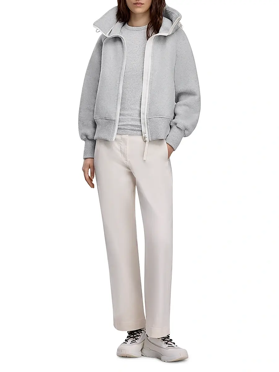 Canada Goose Women's Chilliwack Wool-Blend Fleece Hoodie | Thumbnail 2 Canada Goose Women's Chilliwack Wool-Blend Fleece Hoodie | Thumbnail 2