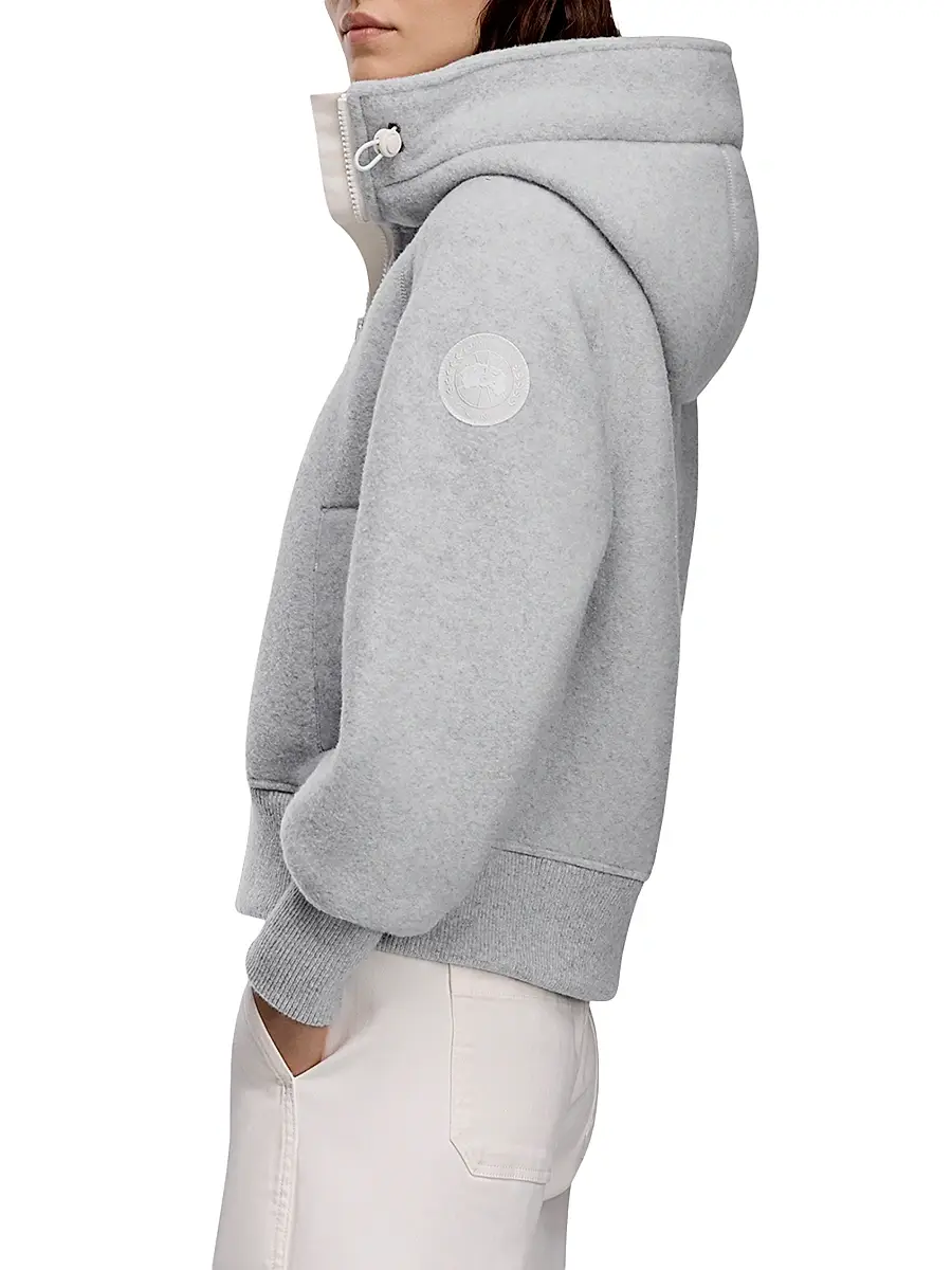 Canada Goose Women's Chilliwack Wool-Blend Fleece Hoodie | Thumbnail 4 Canada Goose Women's Chilliwack Wool-Blend Fleece Hoodie | Thumbnail 4