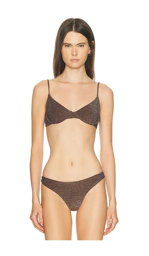 MIKOH Lurex Bosa Bikini Top | Image 1 MIKOH Lurex Bosa Bikini Top | Image 1