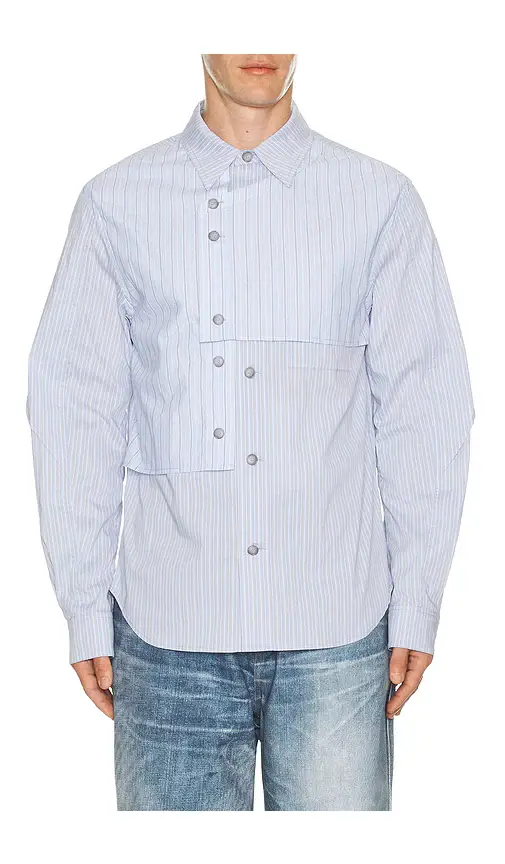 ANDERSSON BELL Stripe Layered Shirt | Thumbnail 6