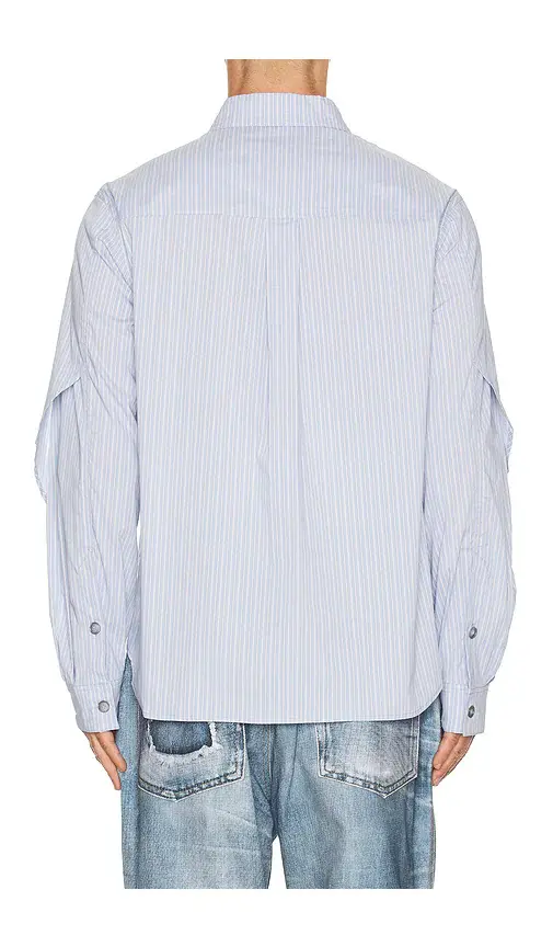 ANDERSSON BELL Stripe Layered Shirt | Thumbnail 7
