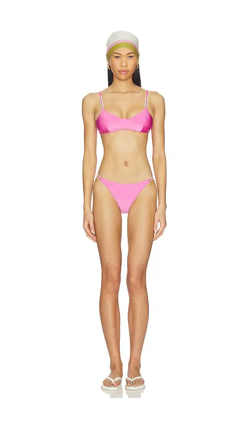 ADRIANA DEGREAS Solid Chain Bikini Set | Image 1 ADRIANA DEGREAS Solid Chain Bikini Set | Image 1