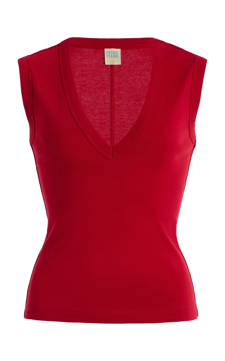 Flore Flore Dewi Cotton Tank Top | Image 1 Flore Flore Dewi Cotton Tank Top | Image 1
