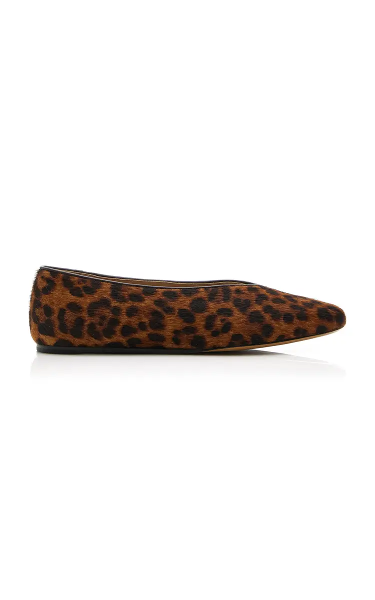 Le Monde Béryl Regency Leopard Calf Hair Ballet Flats | Thumbnail 6