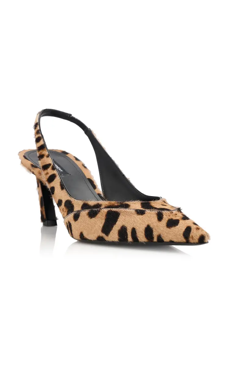 Givenchy Leopard-Print Slingback Pumps | Thumbnail 4 Givenchy Leopard-Print Slingback Pumps | Thumbnail 4