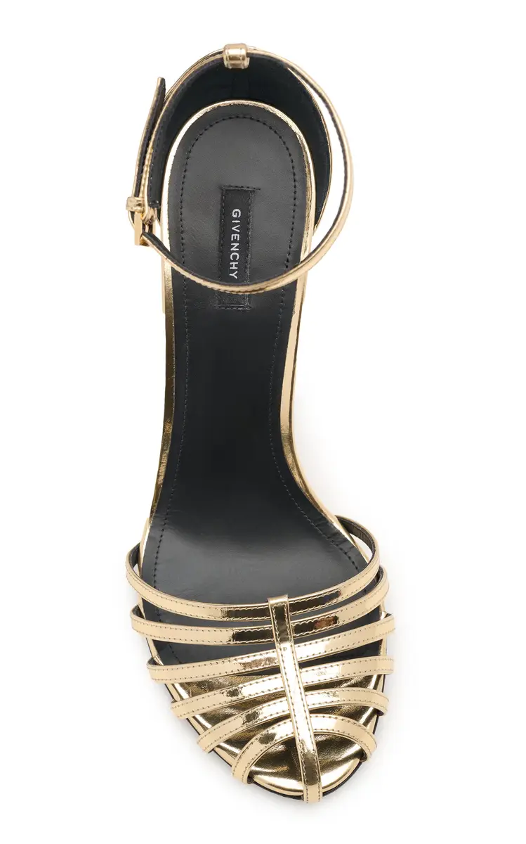 Givenchy Metallic Strappy Sandals | Thumbnail 3 Givenchy Metallic Strappy Sandals | Thumbnail 3