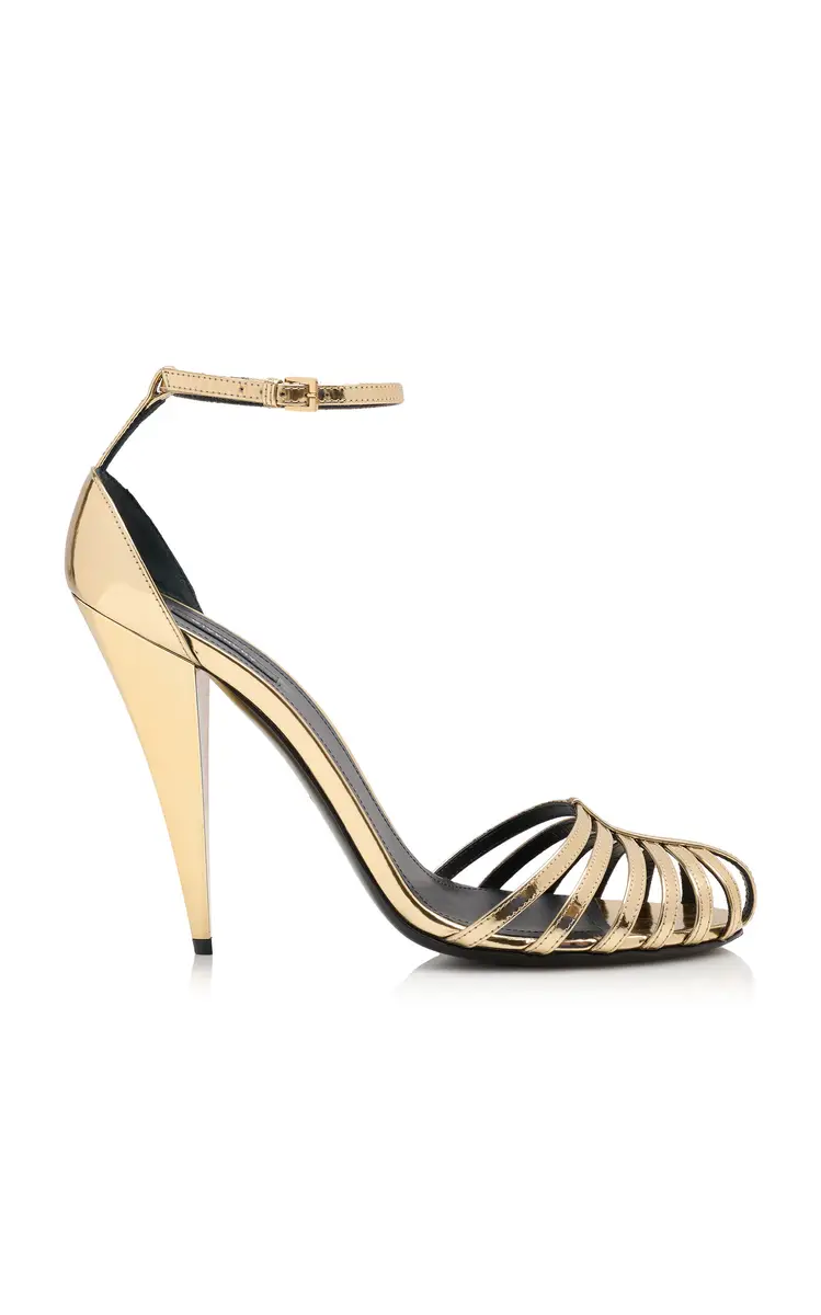 Givenchy Metallic Strappy Sandals | Thumbnail 6 Givenchy Metallic Strappy Sandals | Thumbnail 6