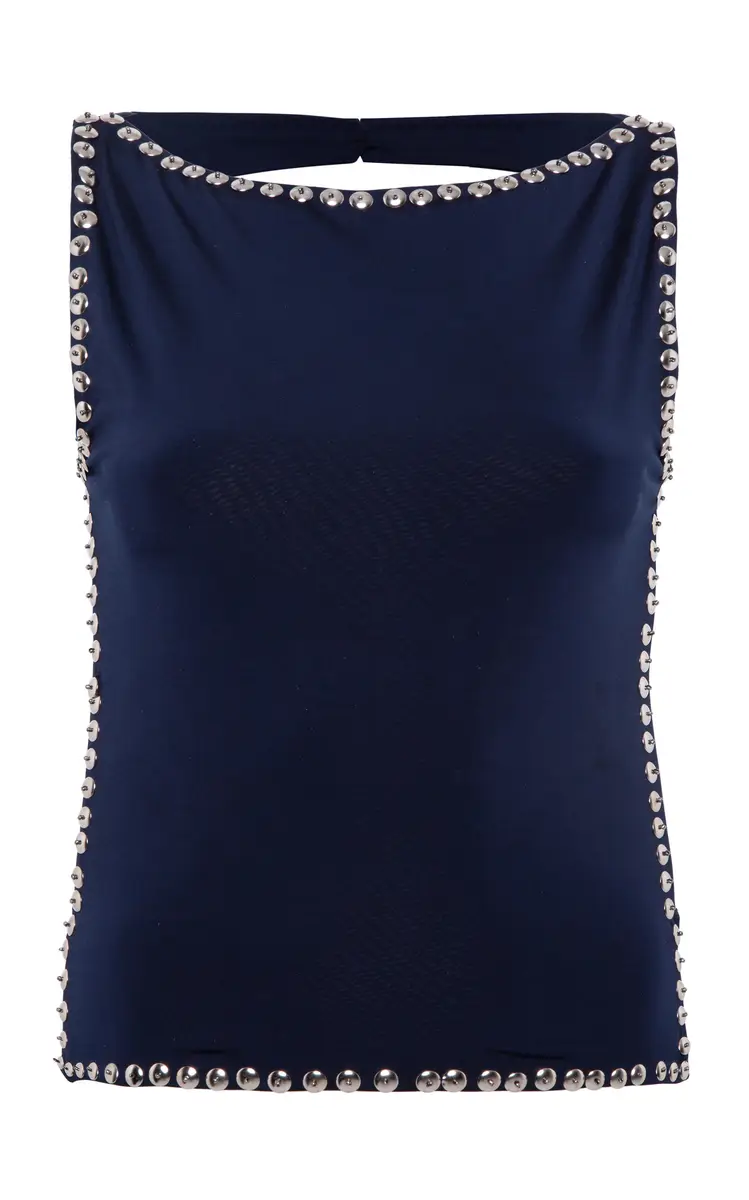 SIEDRÉS Zelna Studded Tank Top | Thumbnail 4