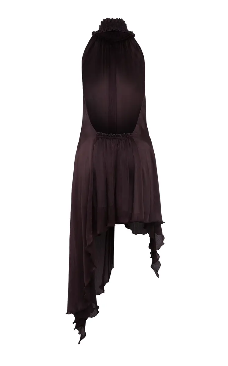 SIEDRÉS Toni Asymmetric Satin Mini Dress | Thumbnail 5 SIEDRÉS Toni Asymmetric Satin Mini Dress | Thumbnail 5
