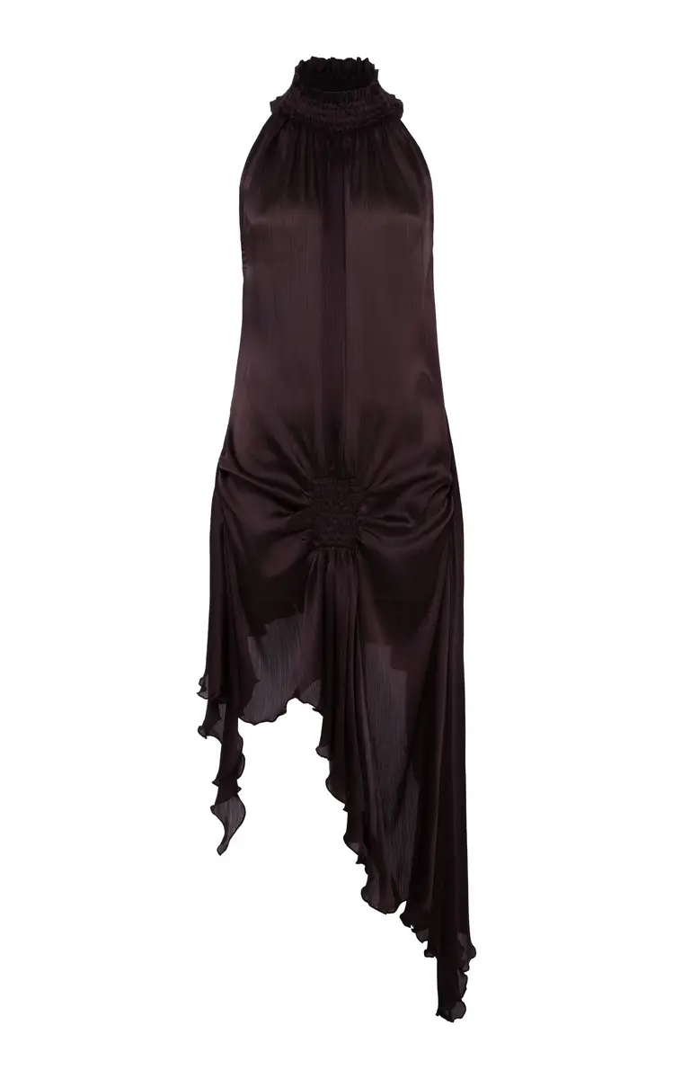 SIEDRÉS Toni Asymmetric Satin Mini Dress | Image 1 SIEDRÉS Toni Asymmetric Satin Mini Dress | Image 1