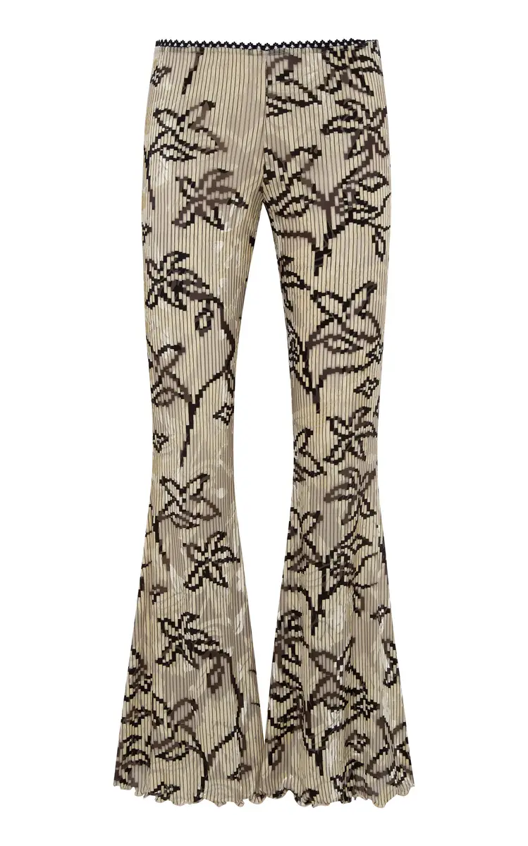 SIEDRÉS Jeslynn Velvet Flared Pants | Image 1 SIEDRÉS Jeslynn Velvet Flared Pants | Image 1