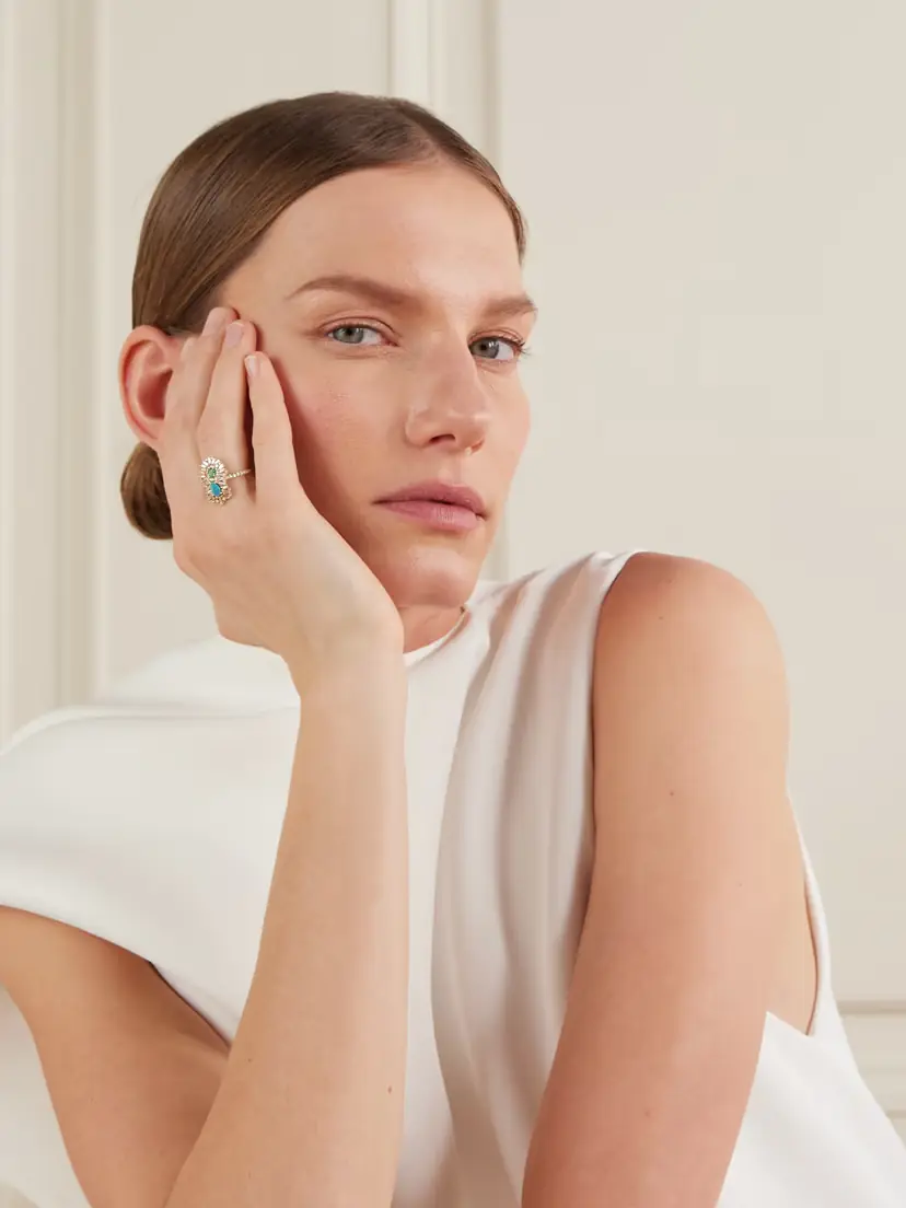 Suzanne Kalan 18-karat Gold Multi-stone Ring | Thumbnail 2 Suzanne Kalan 18-karat Gold Multi-stone Ring | Thumbnail 2