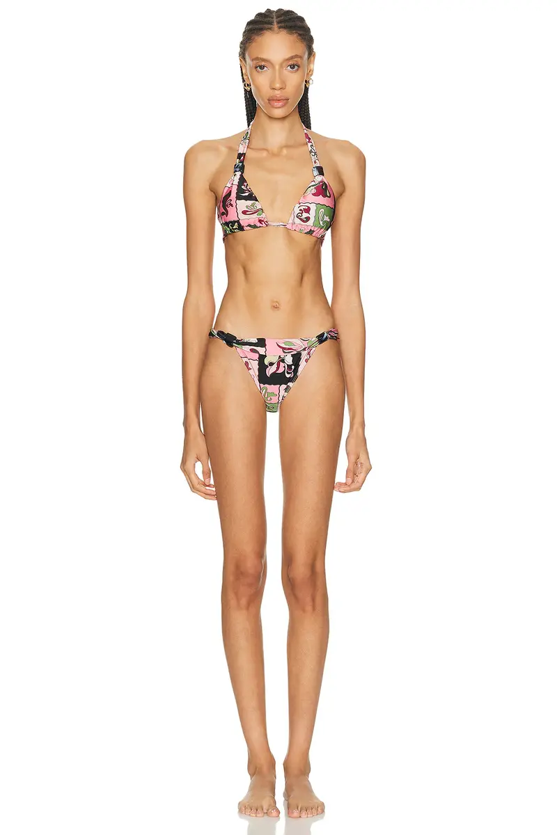 ADRIANA DEGREAS Inamorata Triangle Bikini Set | Image 1 ADRIANA DEGREAS Inamorata Triangle Bikini Set | Image 1
