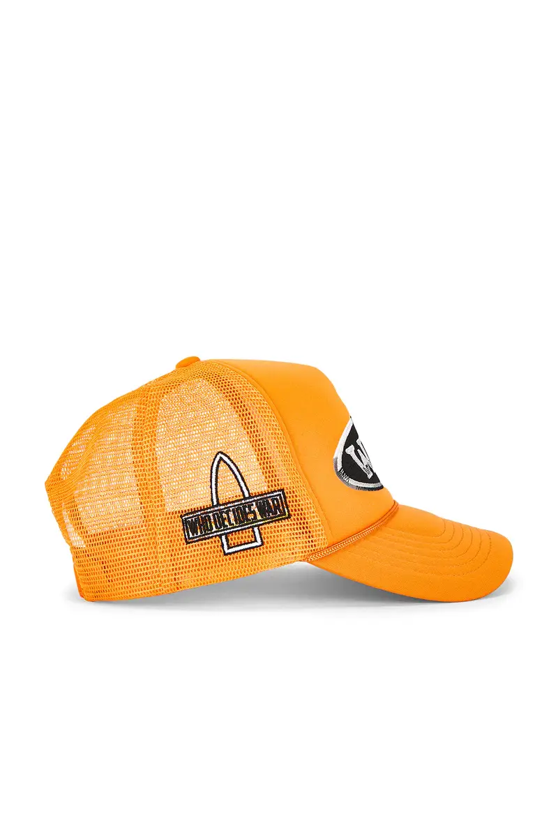 Who Decides War by Ev Bravado Dale Trucker Hat | Thumbnail 3