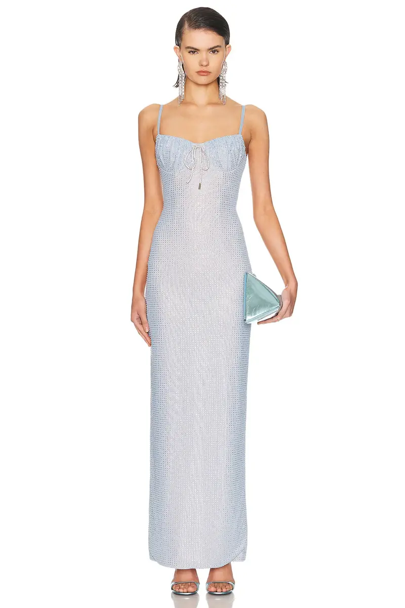 AREA Crystal Hotfix Gown | Image 1 AREA Crystal Hotfix Gown | Image 1