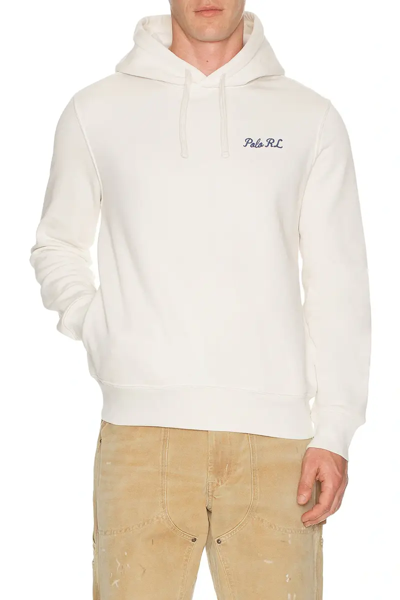 Polo Ralph Lauren Fleece Polo Script Heritage Bear Hoodie | Thumbnail 4