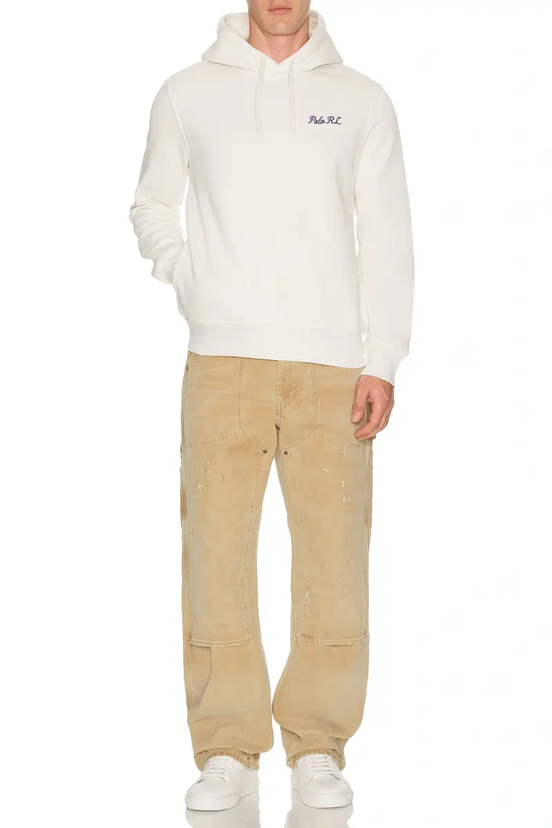 Polo Ralph Lauren Fleece Polo Script Heritage Bear Hoodie | Thumbnail 5