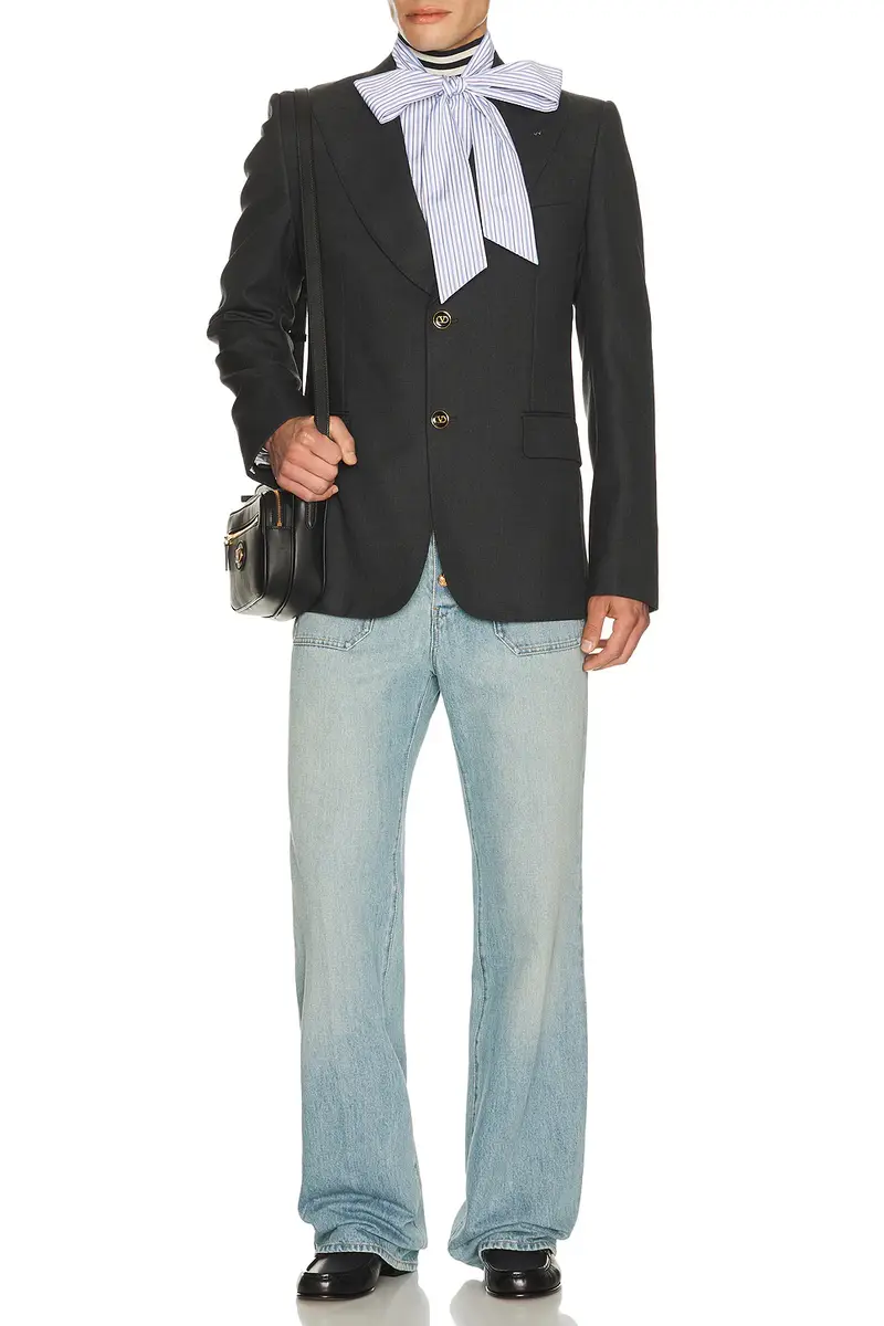 Valentino Classic Stripe Long Sleeve Shirt | Thumbnail 3