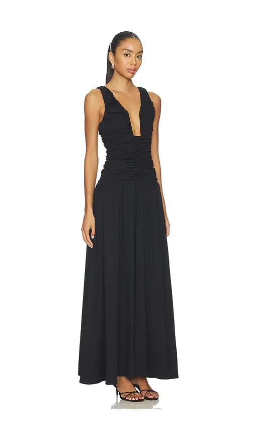 susana monaco Low Waist Wire Maxi Dress | Thumbnail 2 susana monaco Low Waist Wire Maxi Dress | Thumbnail 2