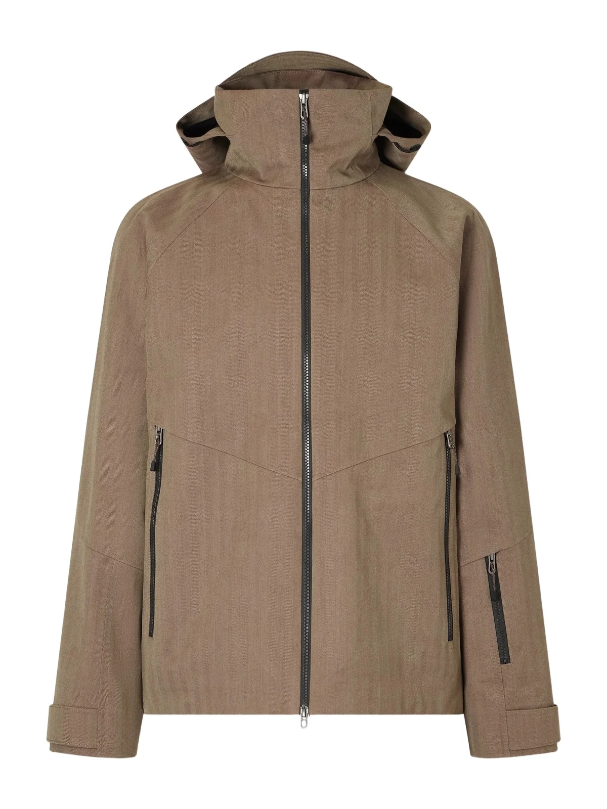 Intrepid Herringbone Virgin Wool Hooded Ski Jacket - Men Intrepid Herringbone Virgin Wool Hooded Ski Jacket - Men