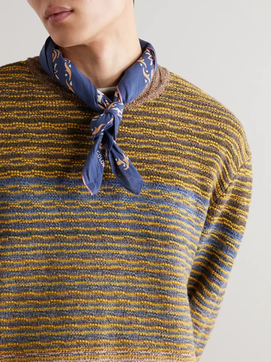 KAPITAL Antler Naja Printed Cotton-Voile Bandana - Men | Thumbnail 2 KAPITAL Antler Naja Printed Cotton-Voile Bandana - Men | Thumbnail 2