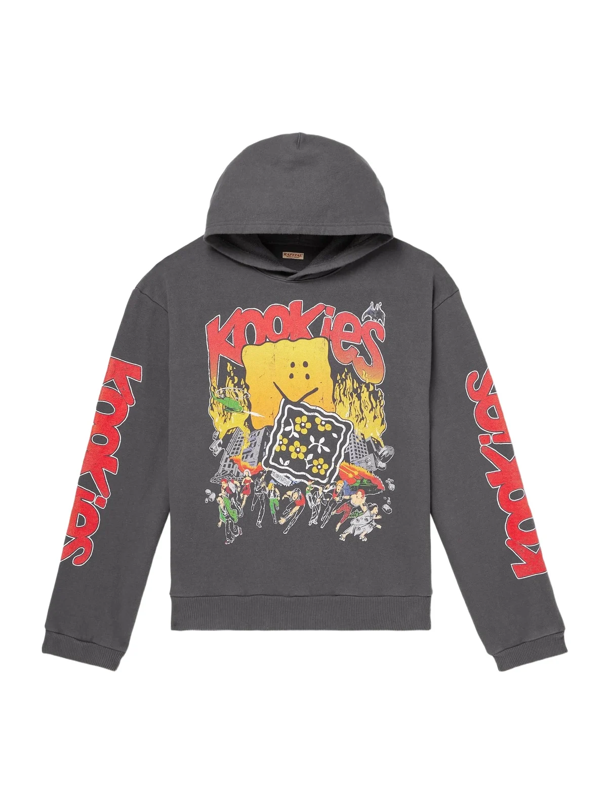 KAPITAL Buster Peckish Rainbowy Printed Cotton-Jersey Hoodie - Men