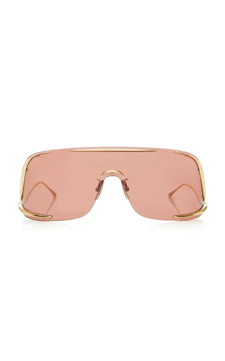 Loewe Shield Mask-Frame Metal Sunglasses | Thumbnail 4 Loewe Shield Mask-Frame Metal Sunglasses | Thumbnail 4