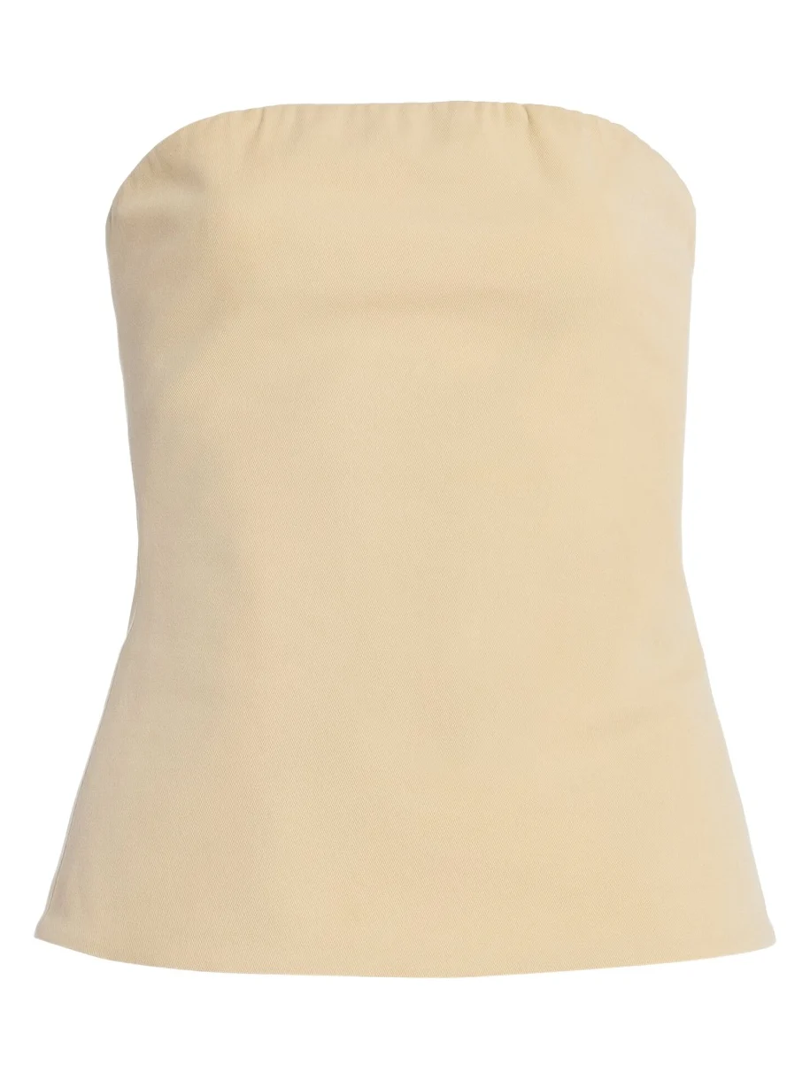 The Bustier Stretch-Cotton Top The Bustier Stretch-Cotton Top