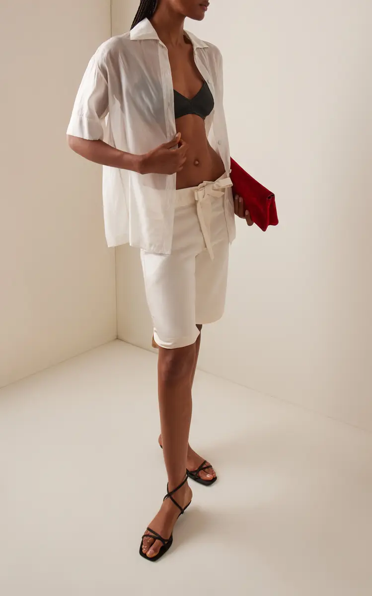 ALFIE Linda Technical Satin Shorts | Thumbnail 2