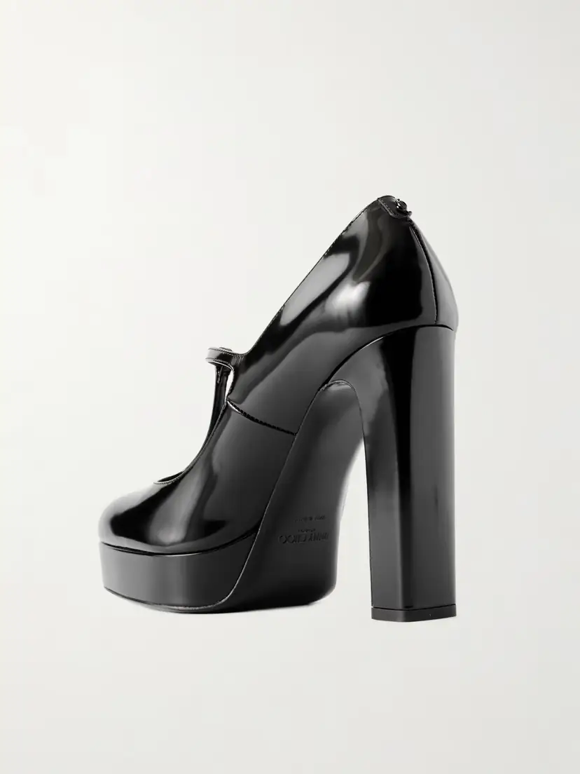 Jimmy Choo Marene 120 Embellished Patent-leather Mary Jane Pumps | Thumbnail 3 Jimmy Choo Marene 120 Embellished Patent-leather Mary Jane Pumps | Thumbnail 3
