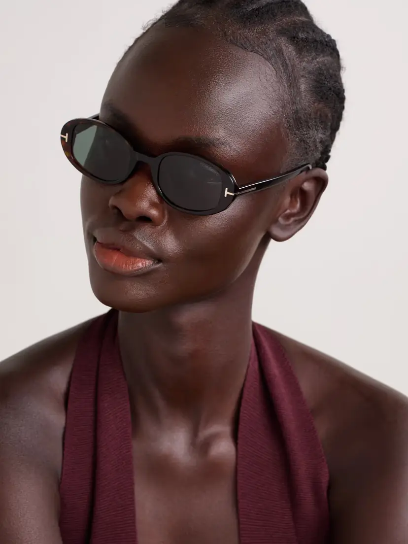 Tom Ford Iggy Oval-frame Tortoiseshell Acetate Sunglasses | Thumbnail 2 Tom Ford Iggy Oval-frame Tortoiseshell Acetate Sunglasses | Thumbnail 2
