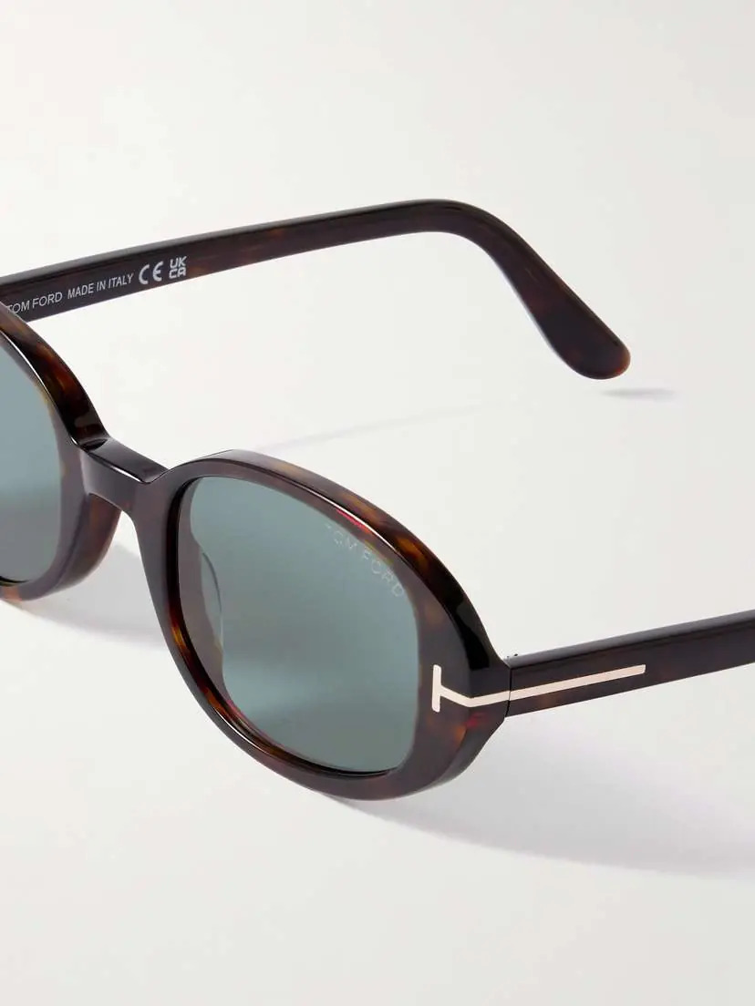 Tom Ford Iggy Oval-frame Tortoiseshell Acetate Sunglasses | Thumbnail 4 Tom Ford Iggy Oval-frame Tortoiseshell Acetate Sunglasses | Thumbnail 4