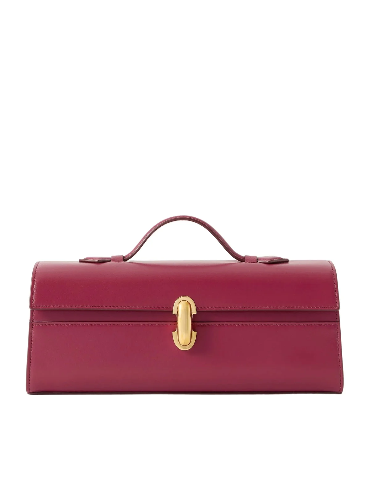 Savette Slim Symmetry Leather Top-handle Bag
