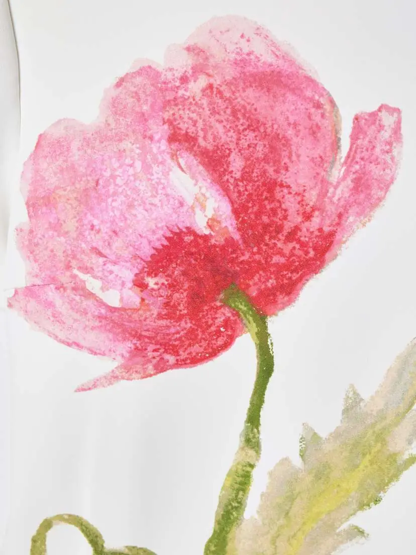 Carolina Herrera Floral-print Crepe Midi Dress | Thumbnail 4 Carolina Herrera Floral-print Crepe Midi Dress | Thumbnail 4