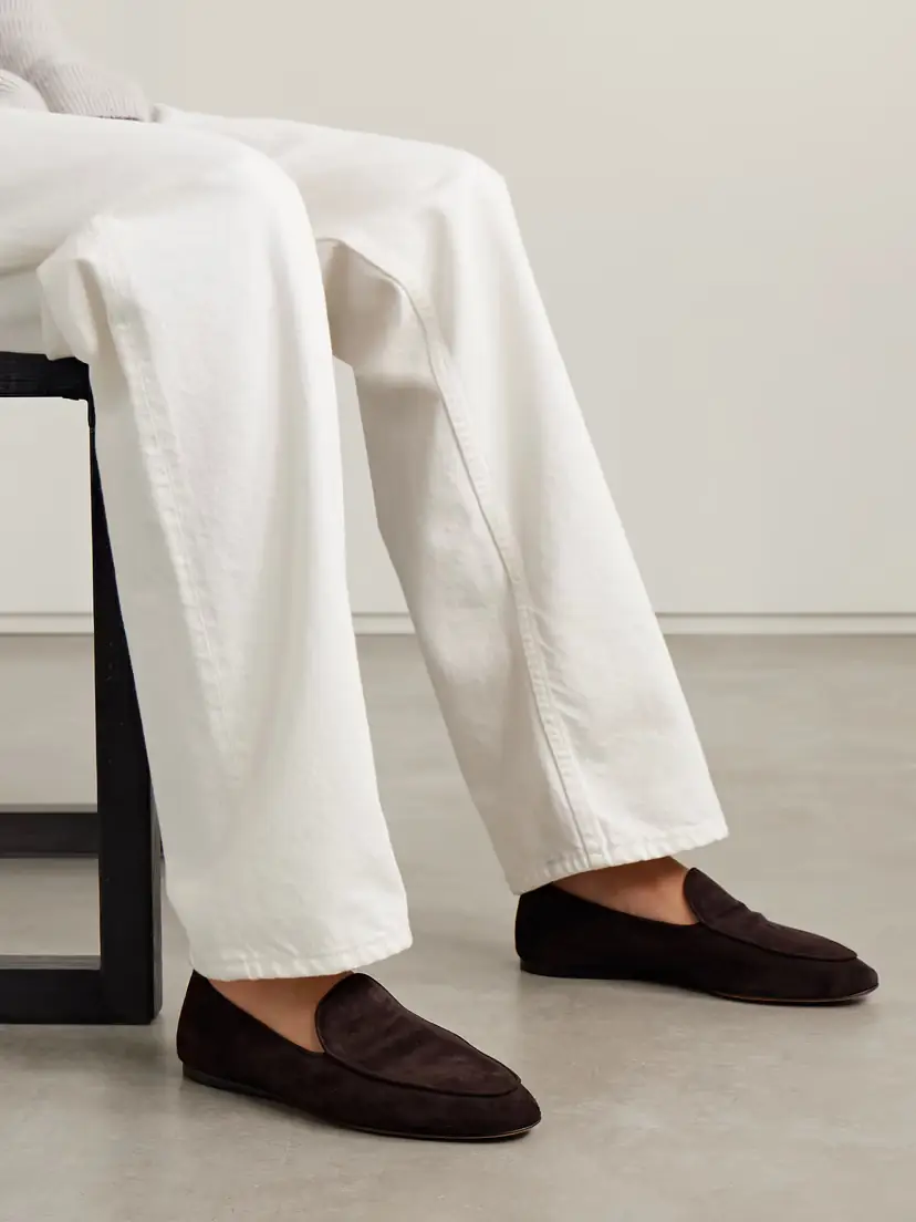 The Row Awar Suede Loafers | Thumbnail 2