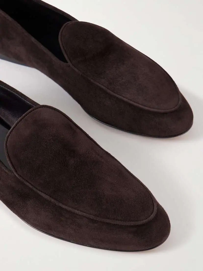 The Row Awar Suede Loafers | Thumbnail 4