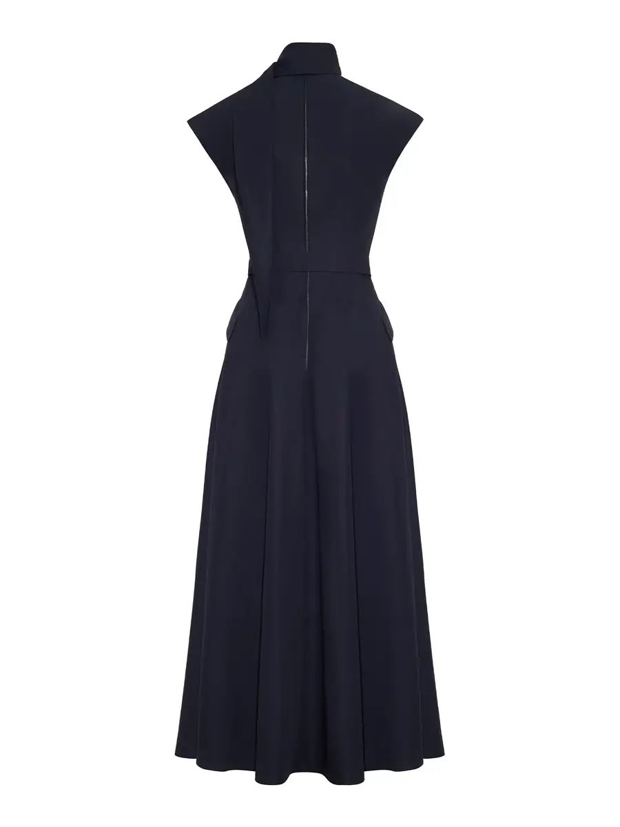Adam Lippes Akane Scarf Midi Dress | Thumbnail 2 Adam Lippes Akane Scarf Midi Dress | Thumbnail 2