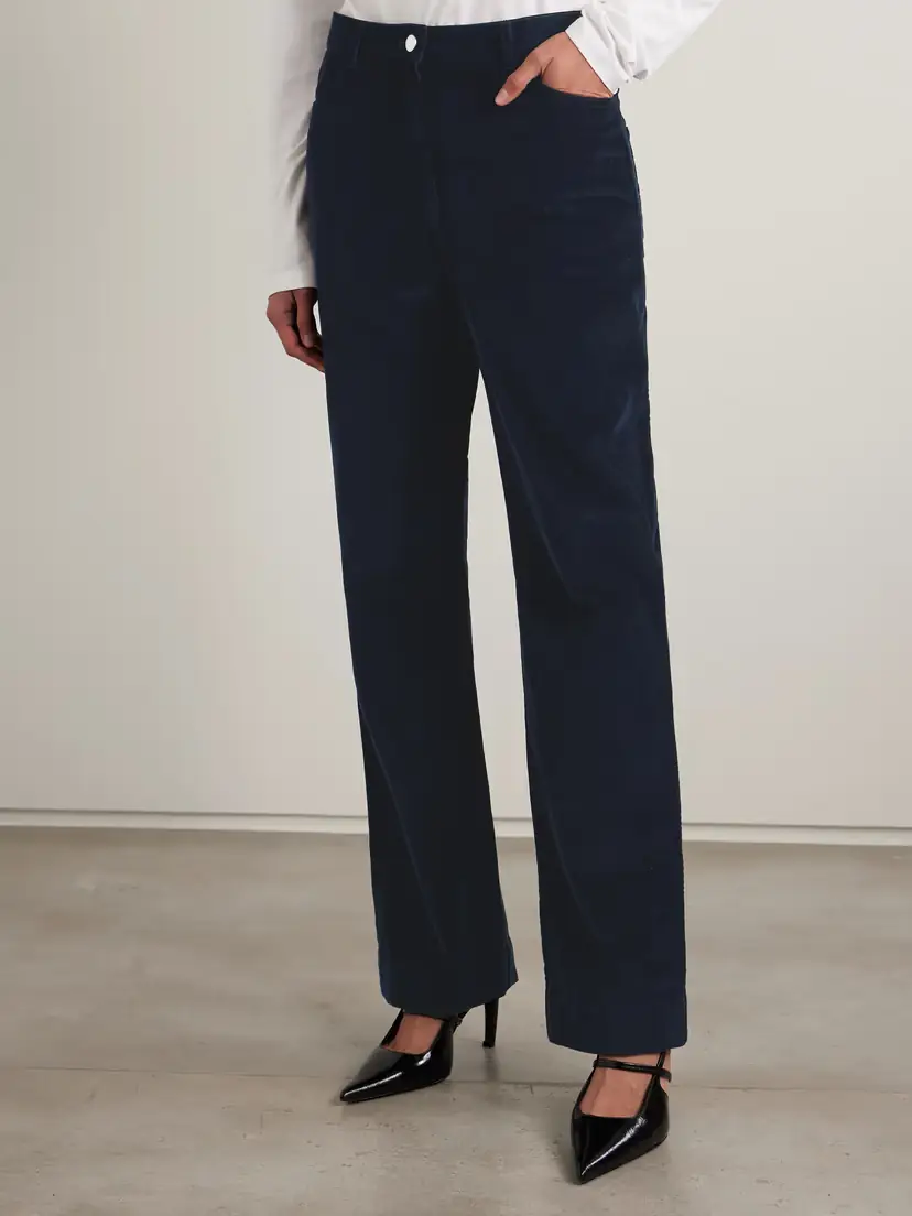TOTEME Cotton-corduroy Straight-leg Pants | Thumbnail 3 TOTEME Cotton-corduroy Straight-leg Pants | Thumbnail 3