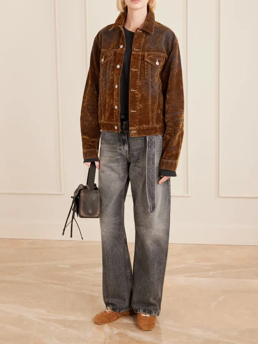 Acne Studios Flocked Denim Jacket | Thumbnail 2