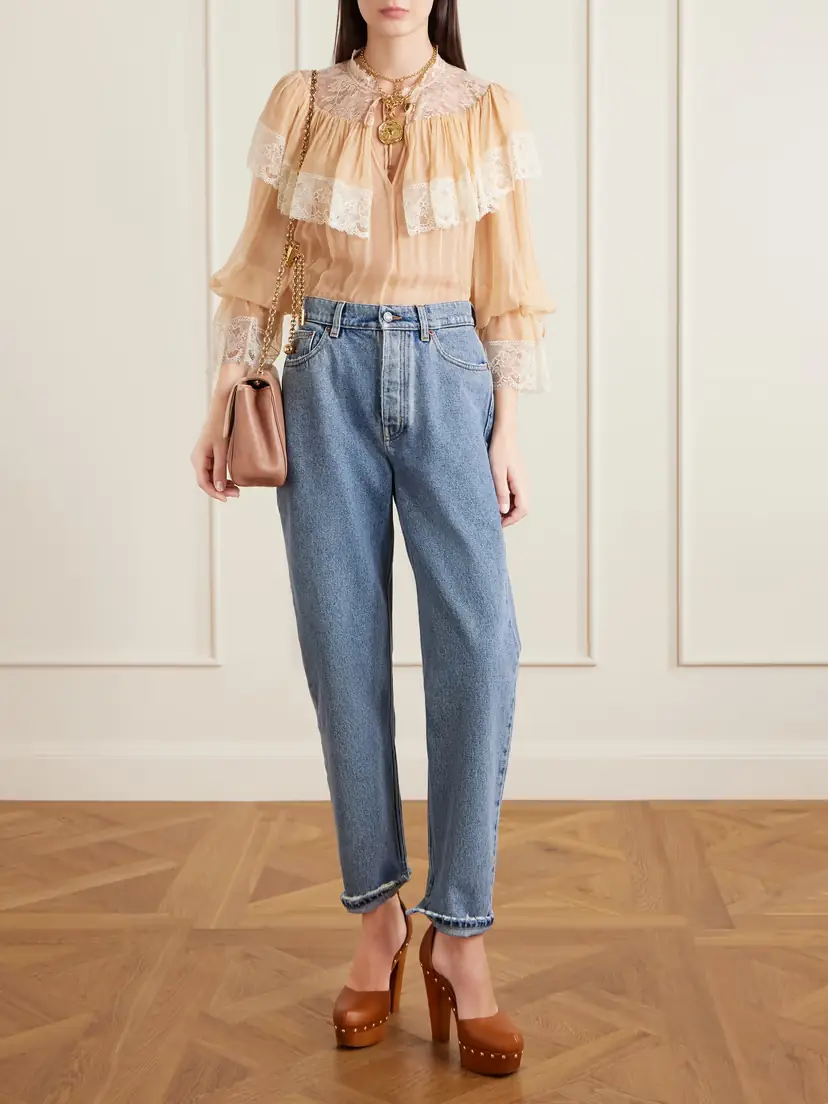 Chloé Organic High-rise Boyfriend Jeans | Thumbnail 2