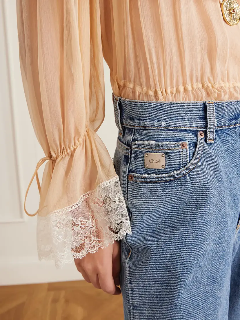 Chloé Organic High-rise Boyfriend Jeans | Thumbnail 5