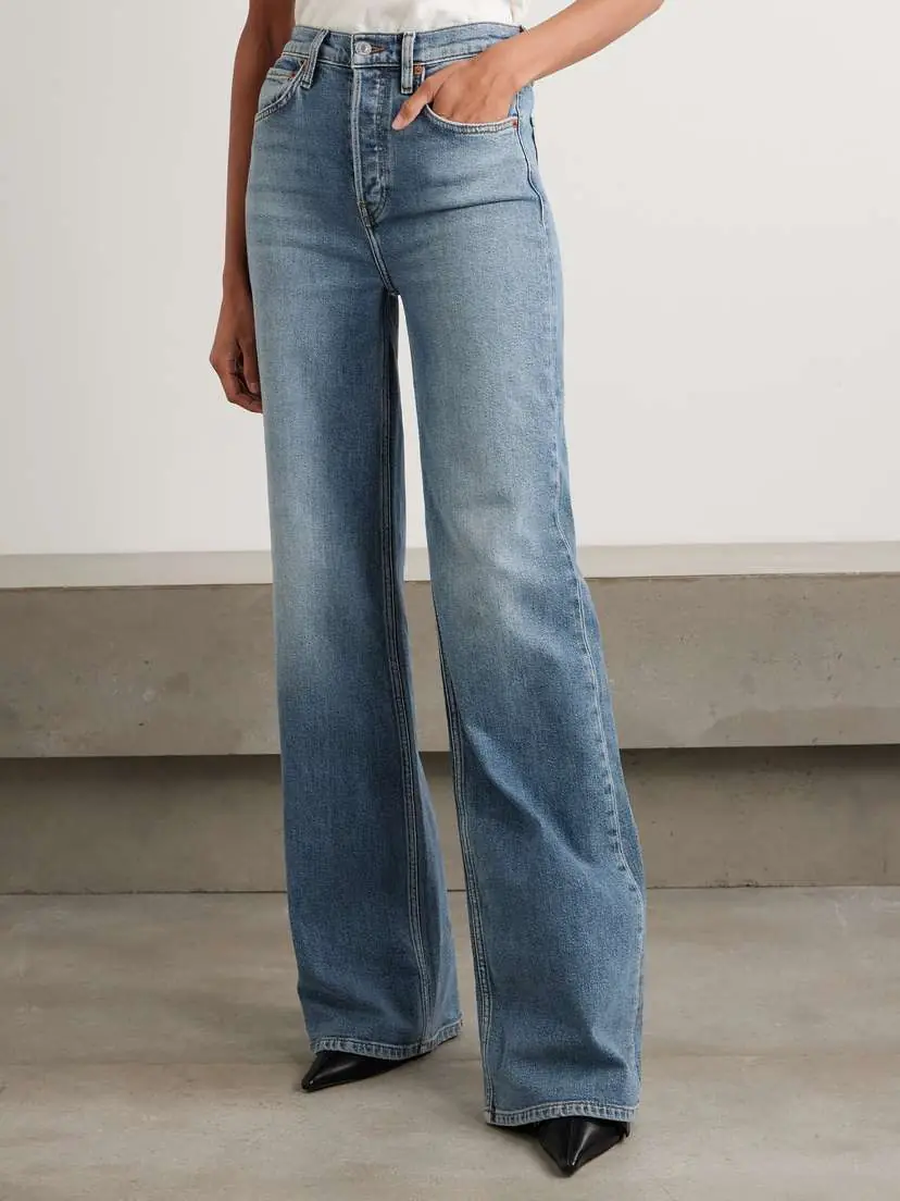 RE/DONE High-rise Wide-leg Jeans | Thumbnail 3 RE/DONE High-rise Wide-leg Jeans | Thumbnail 3