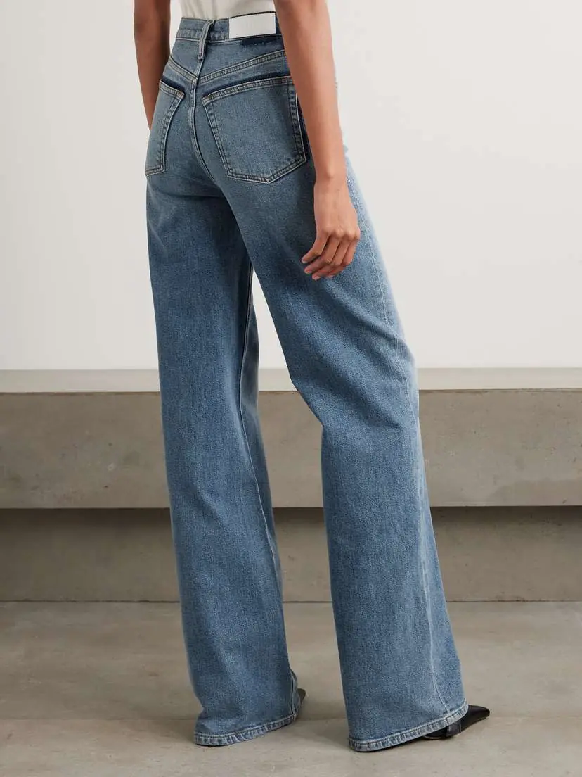 RE/DONE High-rise Wide-leg Jeans | Thumbnail 4 RE/DONE High-rise Wide-leg Jeans | Thumbnail 4
